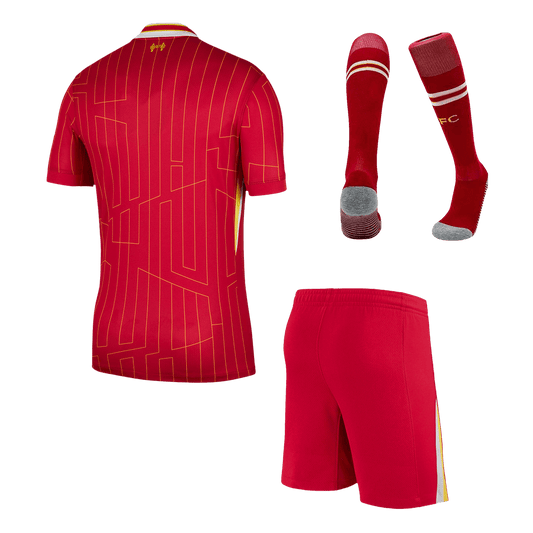 Liverpool Home soccer jersey Set (Jersey + Shorts + Socks) 2024/25 Go Soccer World Shop