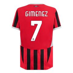 Player Version GIMENEZ #7 AC Milan Home Cheap Soccer Jersey 2024/25 Go Soccer World Shop