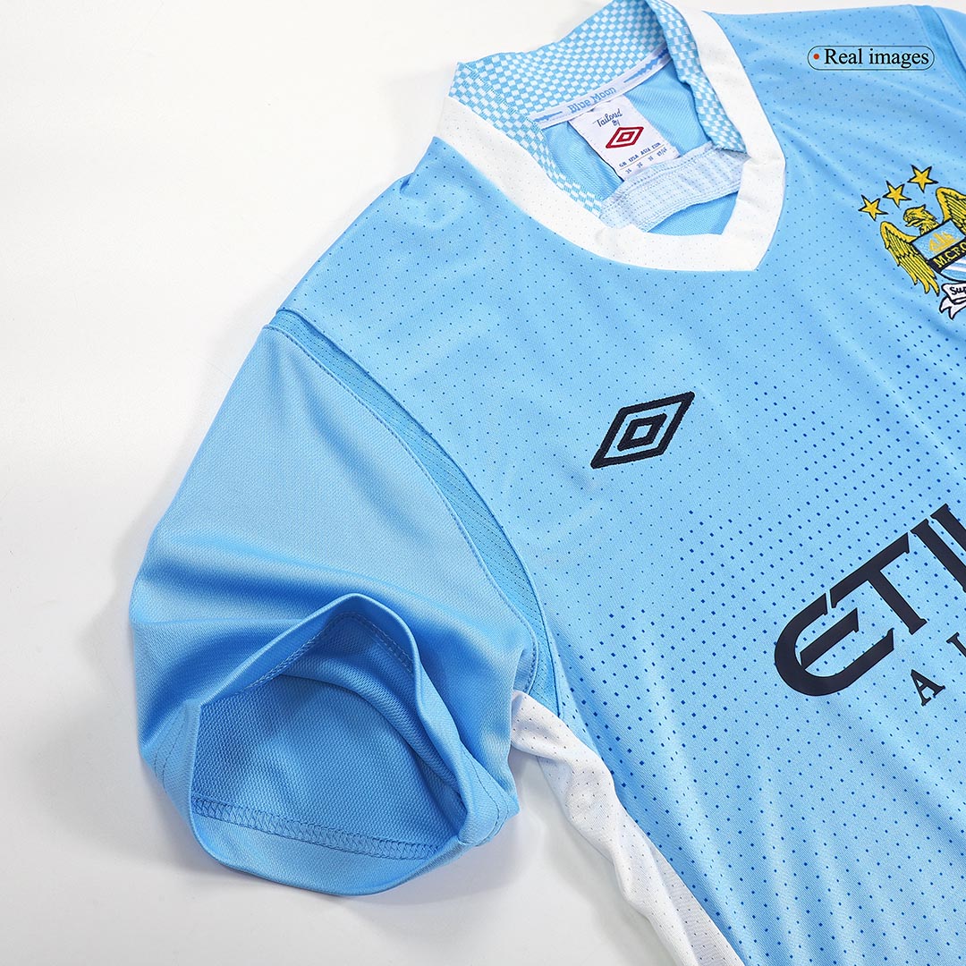 Manchester City Retro 2011/12 home soccer jersey Go Soccer World Shop