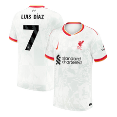 Luis Díaz No. 7 Liverpool third away soccer jersey 2024/25 Go Soccer World Shop