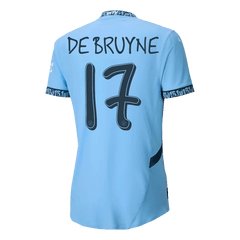 DE BRUYNE #17 Player Edition Manchester City soccer jersey 2024/25 - UCL Go Soccer World Shop