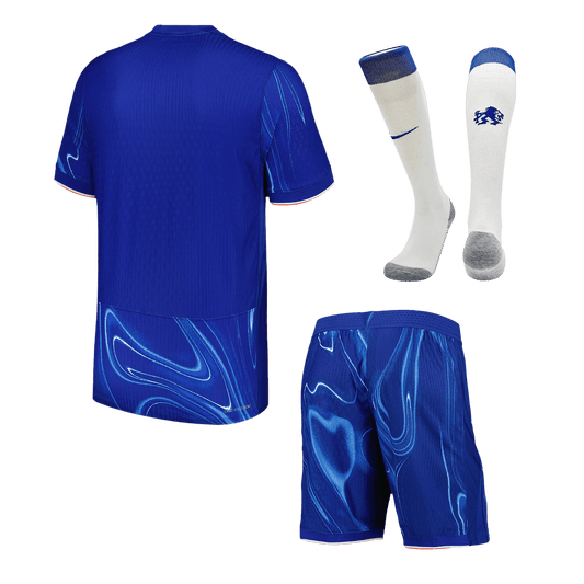 Player Version Chelsea Home Soccer Jersey Kit(Jersey+Shorts+Socks) 2024/25 Go Soccer World Shop