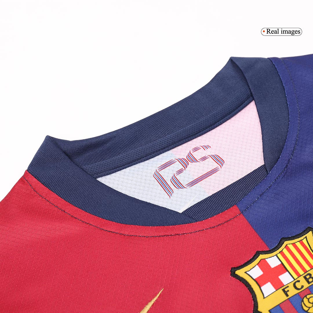 Barcelona Home Kids' soccer jersey Set (Jersey + Shorts + Socks) 2024/25 Go Soccer World Shop