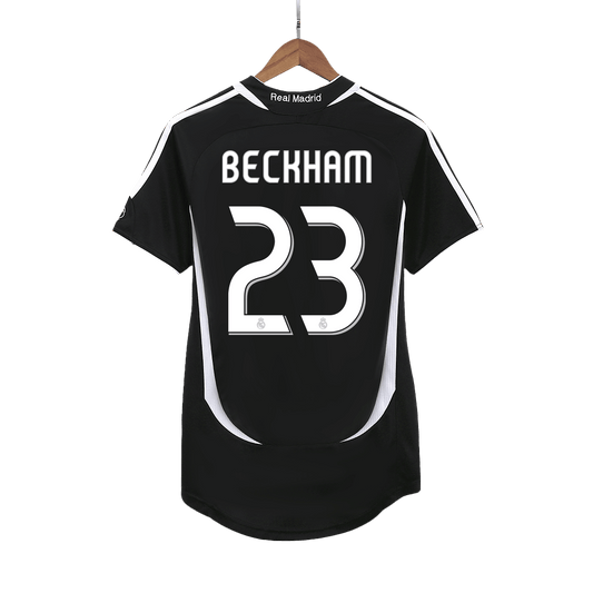 Retro BECKHAM #23 2006/07 Real Madrid Away soccer jersey Go Soccer World Shop