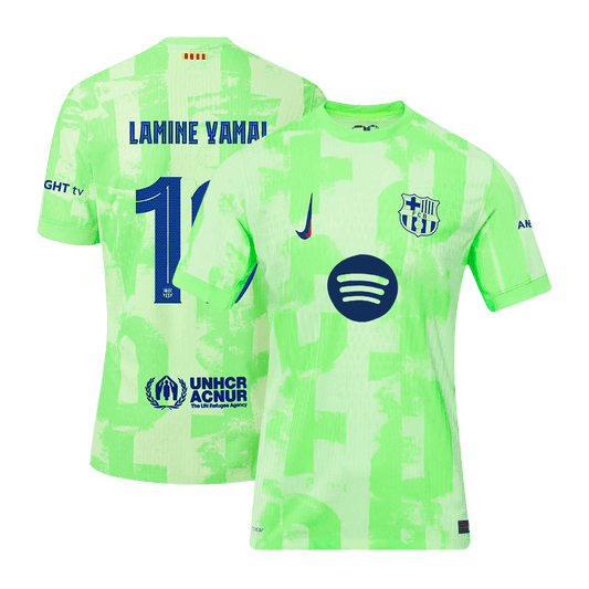 Player Version LAMINE YAMAL #19 Barcelona Third Away Soccer Jersey 2024/25- UCL£¨Spotify Logo Without Text£© Go Soccer World Shop