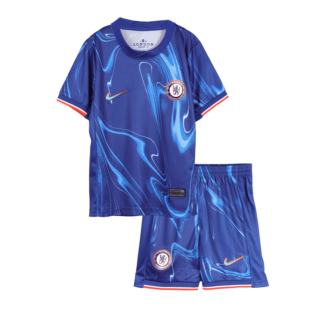 Chelsea Home Kids' soccer jersey Set (Jersey + Shorts) 2024/25 Go Soccer World Shop