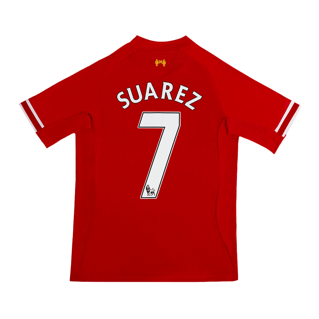 Liverpool Retro SUAREZ #7 2013/14 soccer jersey Go Soccer World Shop