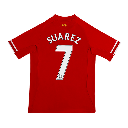 Liverpool Retro SUAREZ #7 2013/14 soccer jersey Go Soccer World Shop