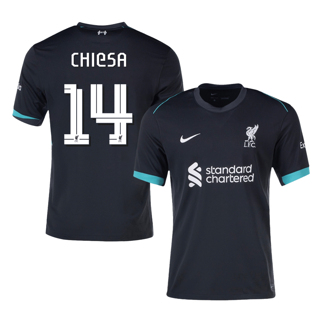 CHIESA #14 Liverpool 2024/25 away soccer jersey - UCL Go Soccer World Shop