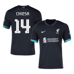 CHIESA #14 Liverpool 2024/25 away soccer jersey - UCL Go Soccer World Shop