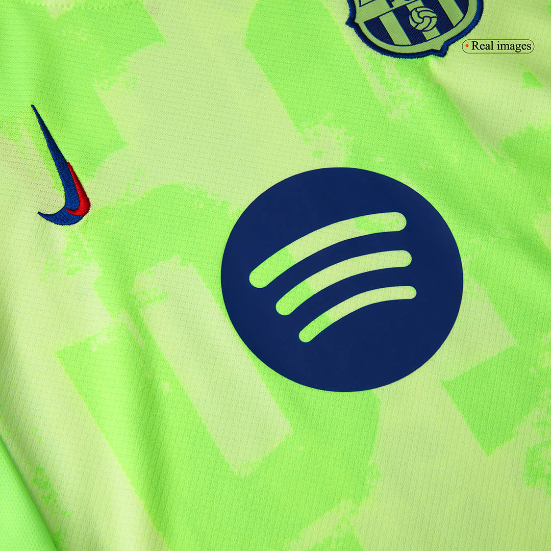 Barcelona Kids Away Kit (Jersey + Shorts) 2024/25 - UCL (Spotify logo without text) Go Soccer World Shop