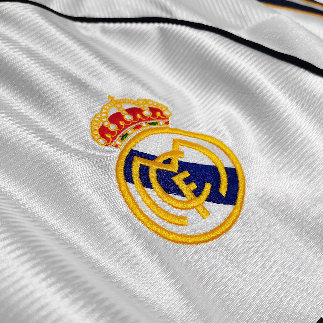 Real Madrid retro soccer jersey from the 1998/00 season Go Soccer World Shop