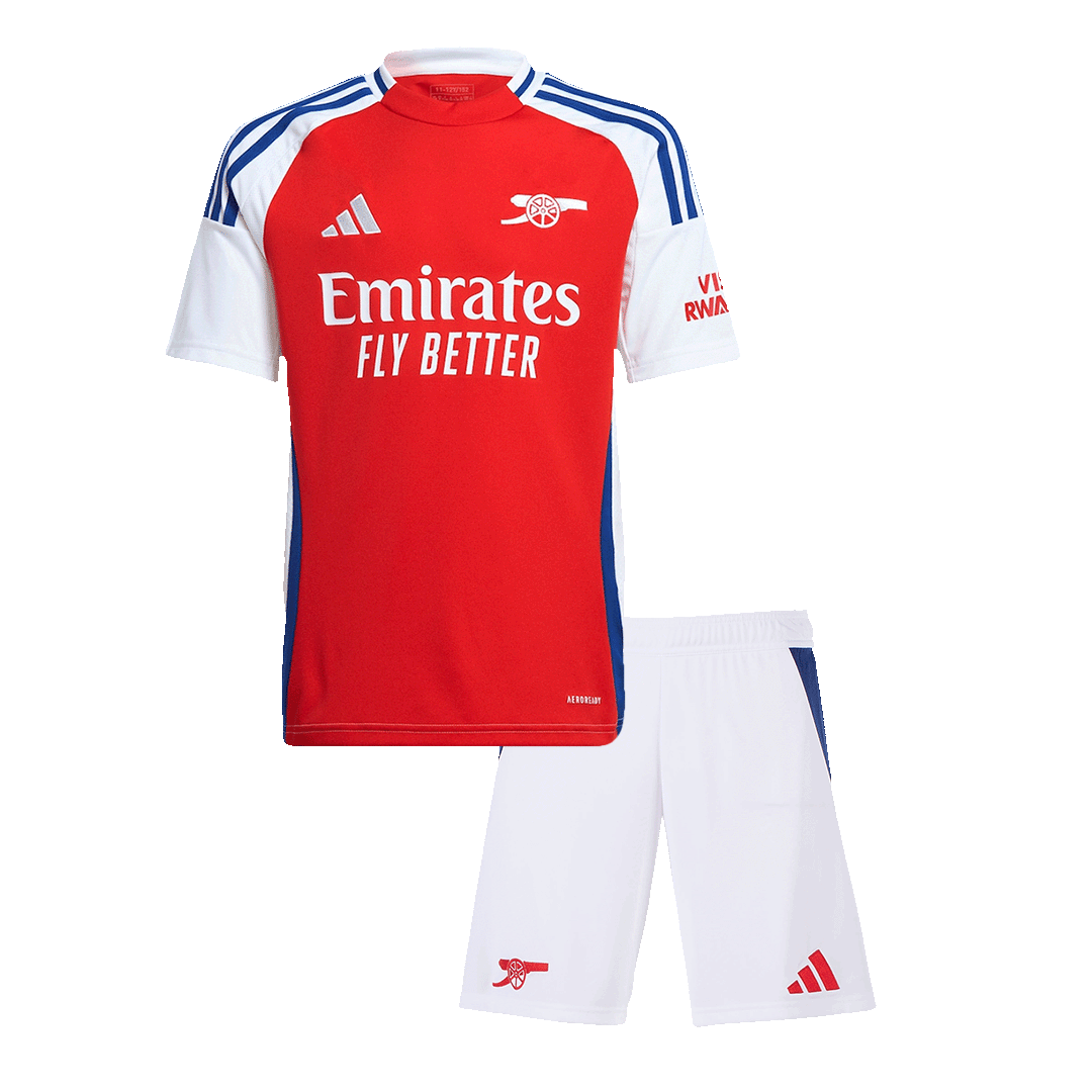 Arsenal Kids Home soccer jersey Set (Jersey + Shorts) 2024/25 Go Soccer World Shop