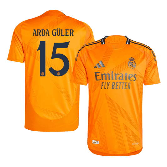 Player version Arda Güler #15 Real Madrid Away soccer jersey 2024/25 Go Soccer World Shop