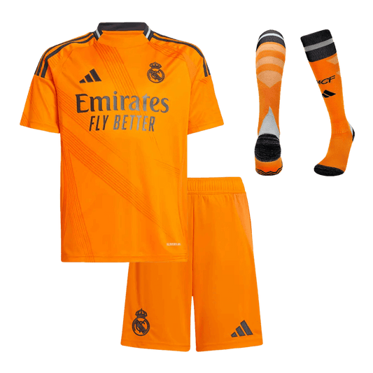 Real Madrid children's away soccer kit (jersey + shorts + socks) 2024/25 Go Soccer World Shop