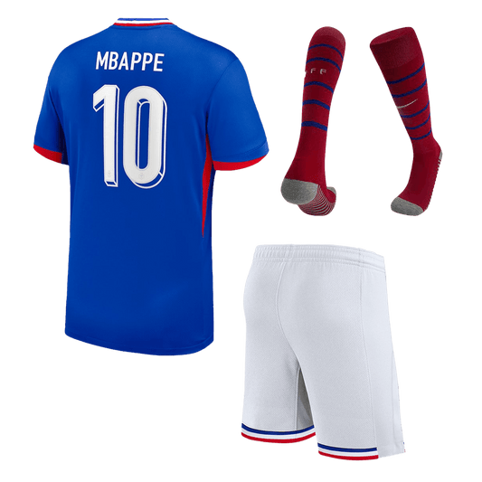 MBAPPE #10 Euro 2024 kids' home jersey set Go Soccer World Shop