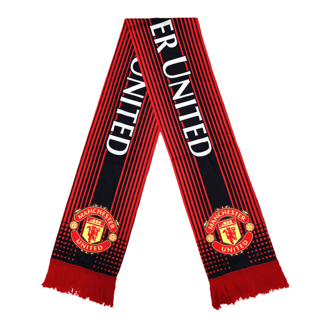 Manchester United red soccer scarf Go Soccer World Shop