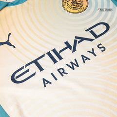 Player version HAALAND #9 Manchester City Fourth away soccer jersey 2024/25 - Definitely City (UCL) Go Soccer World Shop