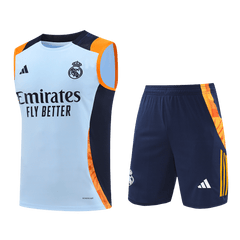 Real Madrid pre-match soccer vest set (jersey + shorts) 2024/25 Go Soccer World Shop