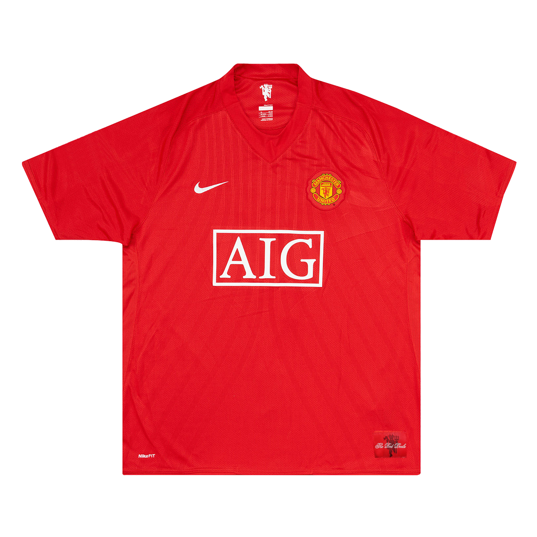 RONALDO #7 2007/08 Manchester United retro soccer jersey Go Soccer World Shop