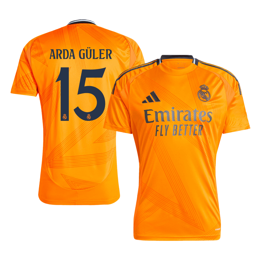 Arda Güler #15 Real Madrid Away soccer jersey 2024/25 Go Soccer World Shop