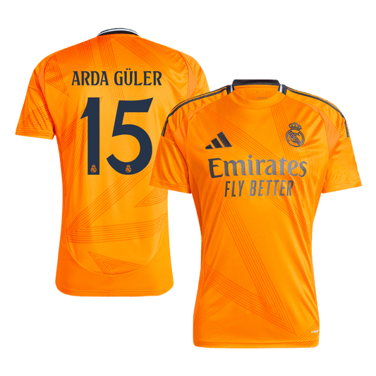 Arda Güler #15 Real Madrid Away soccer jersey 2024/25 Go Soccer World Shop