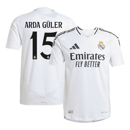 Player version Arda Güler #15 Real Madrid Home soccer jersey 2024/25