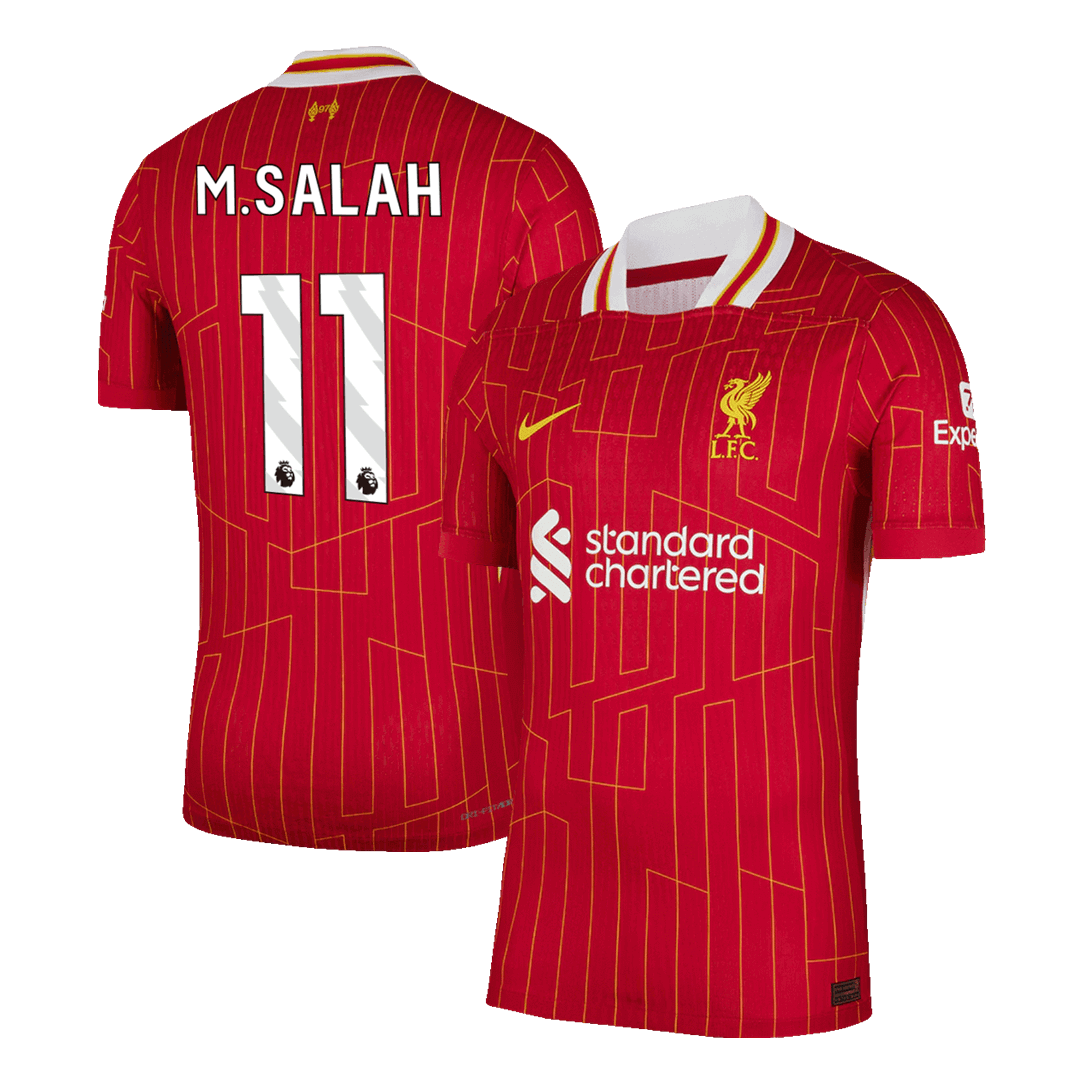 Player Version M.SALAH #11 Liverpool Home Soccer Jersey 2024/25 Go Soccer World Shop