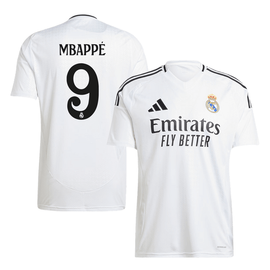 Mbappé Real Madrid's No. 9 soccer jersey for the 2024/25 season Go Soccer World Shop