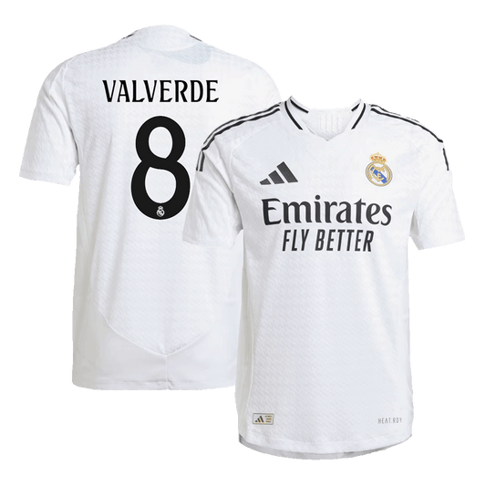 Player version VALVERDE #8 Real Madrid Home soccer jersey 2024/25 Go Soccer World Shop