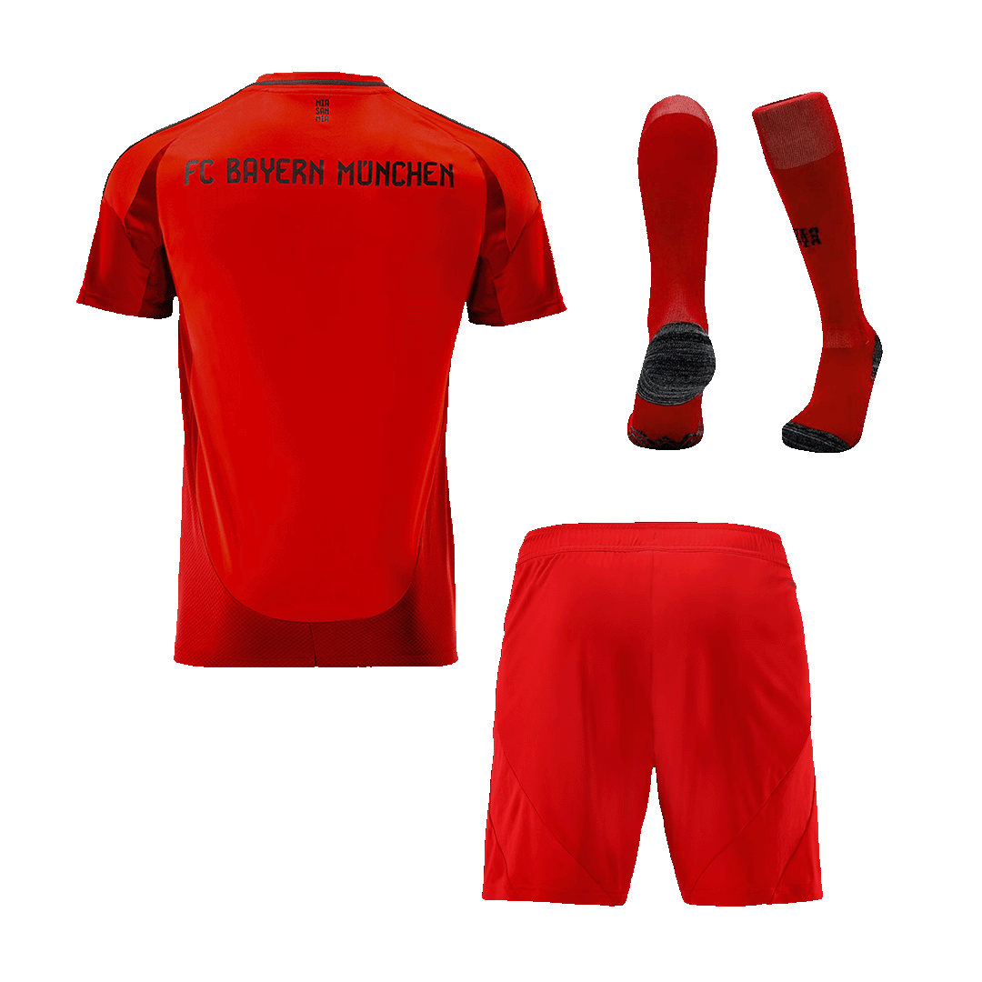 Bayern Munich home soccer jersey set (jersey + shorts + socks) 2024/25 Go Soccer World Shop