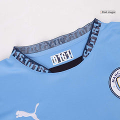 Manchester City long sleeve soccer jersey 2024/25 Go Soccer World Shop