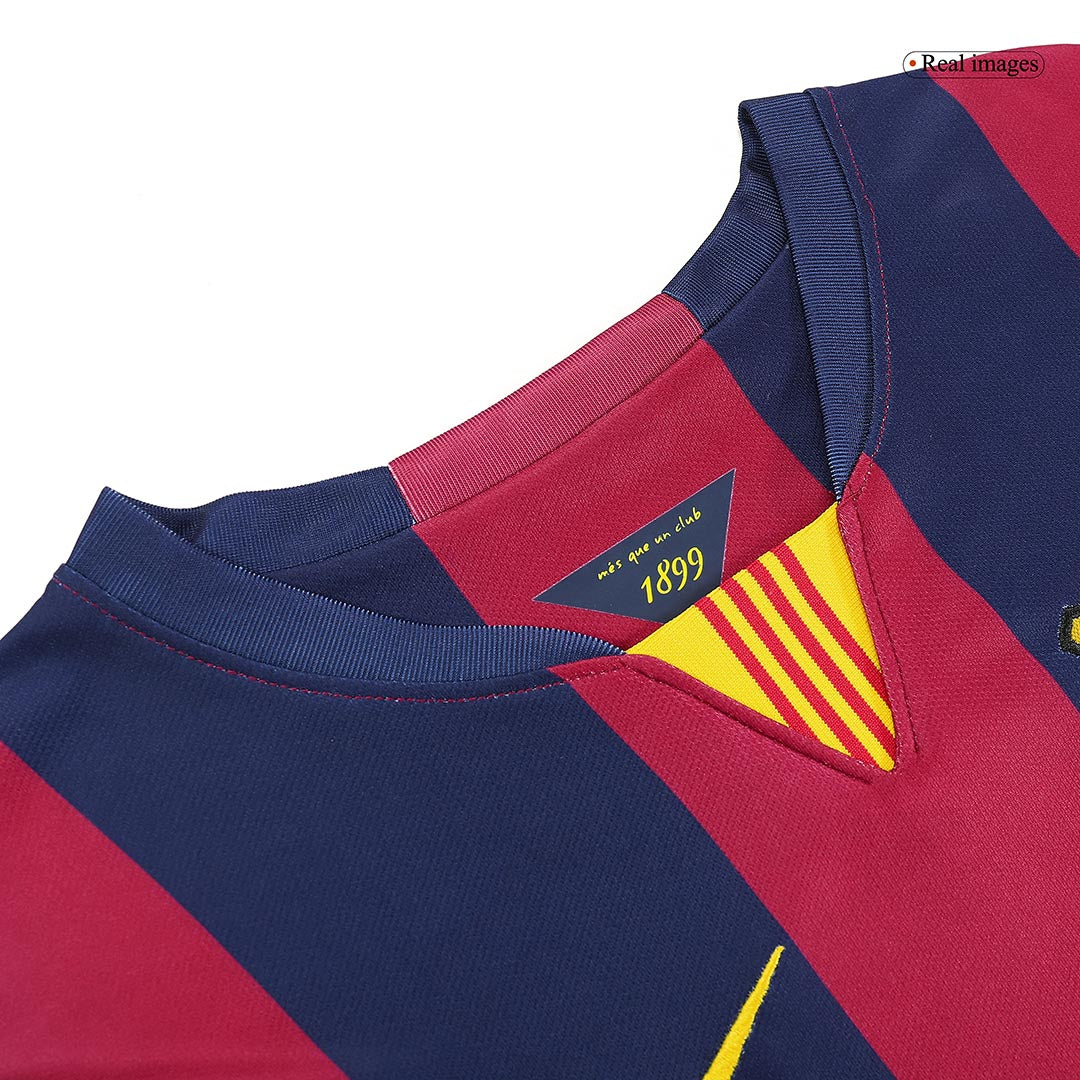 Retro 2014/15 Barcelona Home soccer jersey Go Soccer World Shop