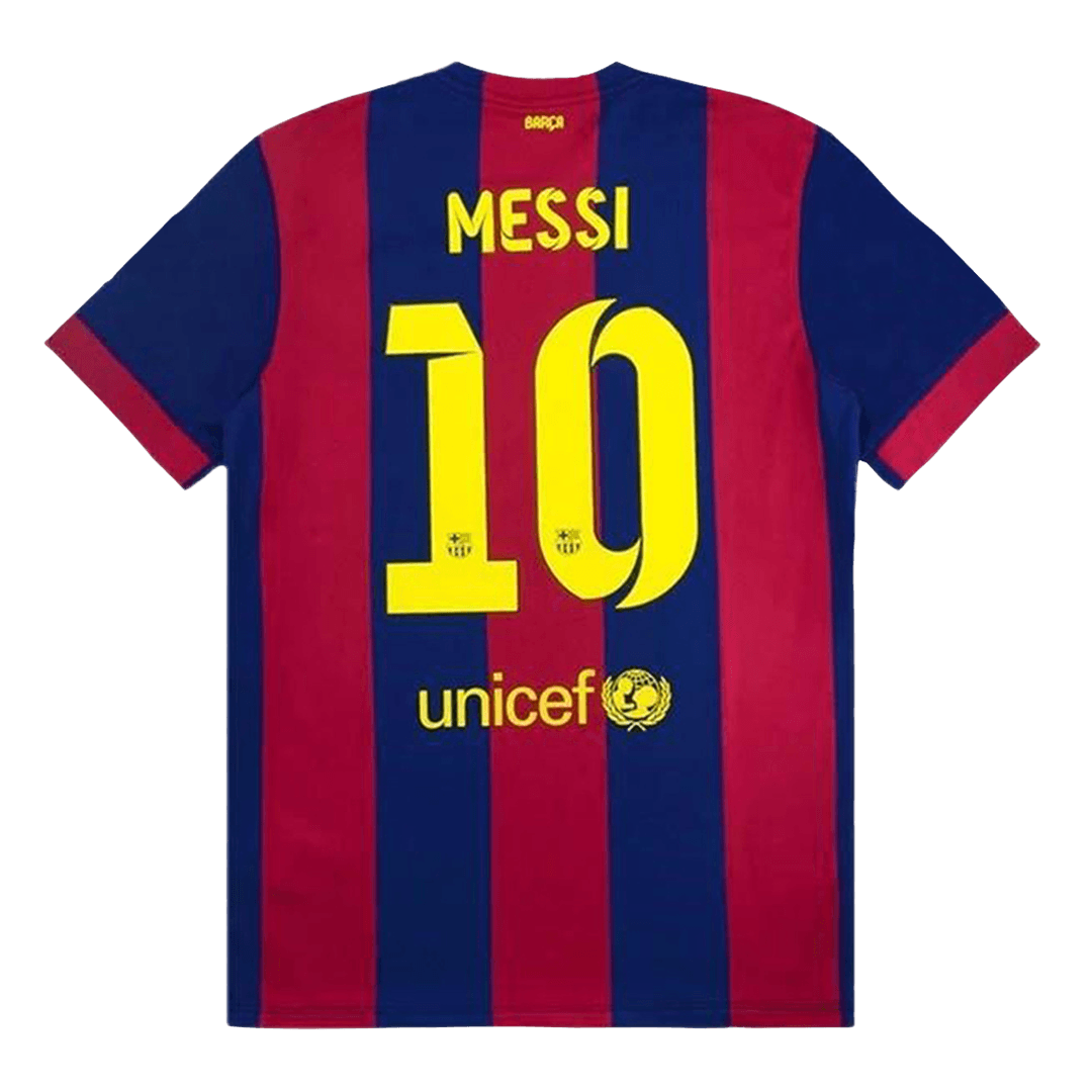 Retro MESSI #10 2014/15 Barcelona soccer jersey Go Soccer World Shop