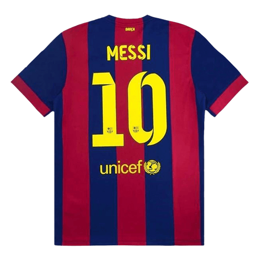 Retro MESSI #10 2014/15 Barcelona soccer jersey Go Soccer World Shop