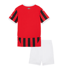 AC Milan Kids Home soccer jersey Set (Jersey + Shorts) 2024/25 Go Soccer World Shop