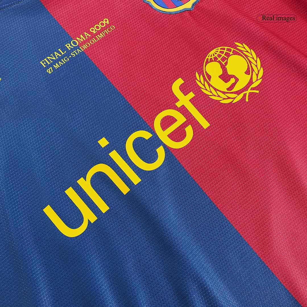 Retro 2008/09 Barcelona Home soccer jersey - UCL Final Go Soccer World Shop