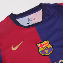 Barcelona Home long sleeve soccer jersey 2024/25 Go Soccer World Shop