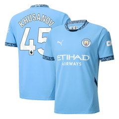 KHUSANOV #45 Manchester City 2024/25 soccer jersey Go Soccer World Shop