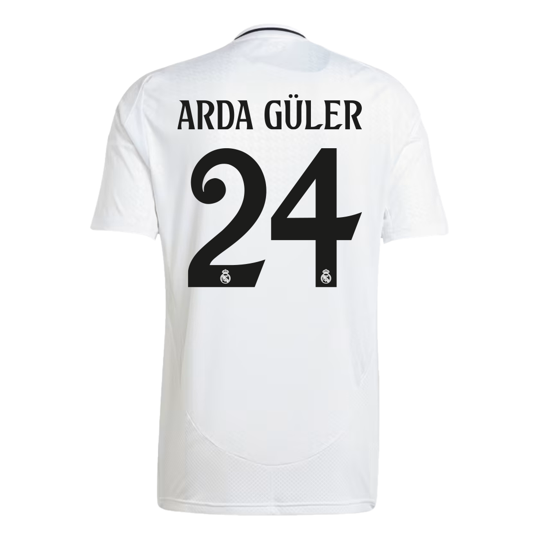 Arda Güler #24 Real Madrid 2024/25 soccer jersey Go Soccer World Shop