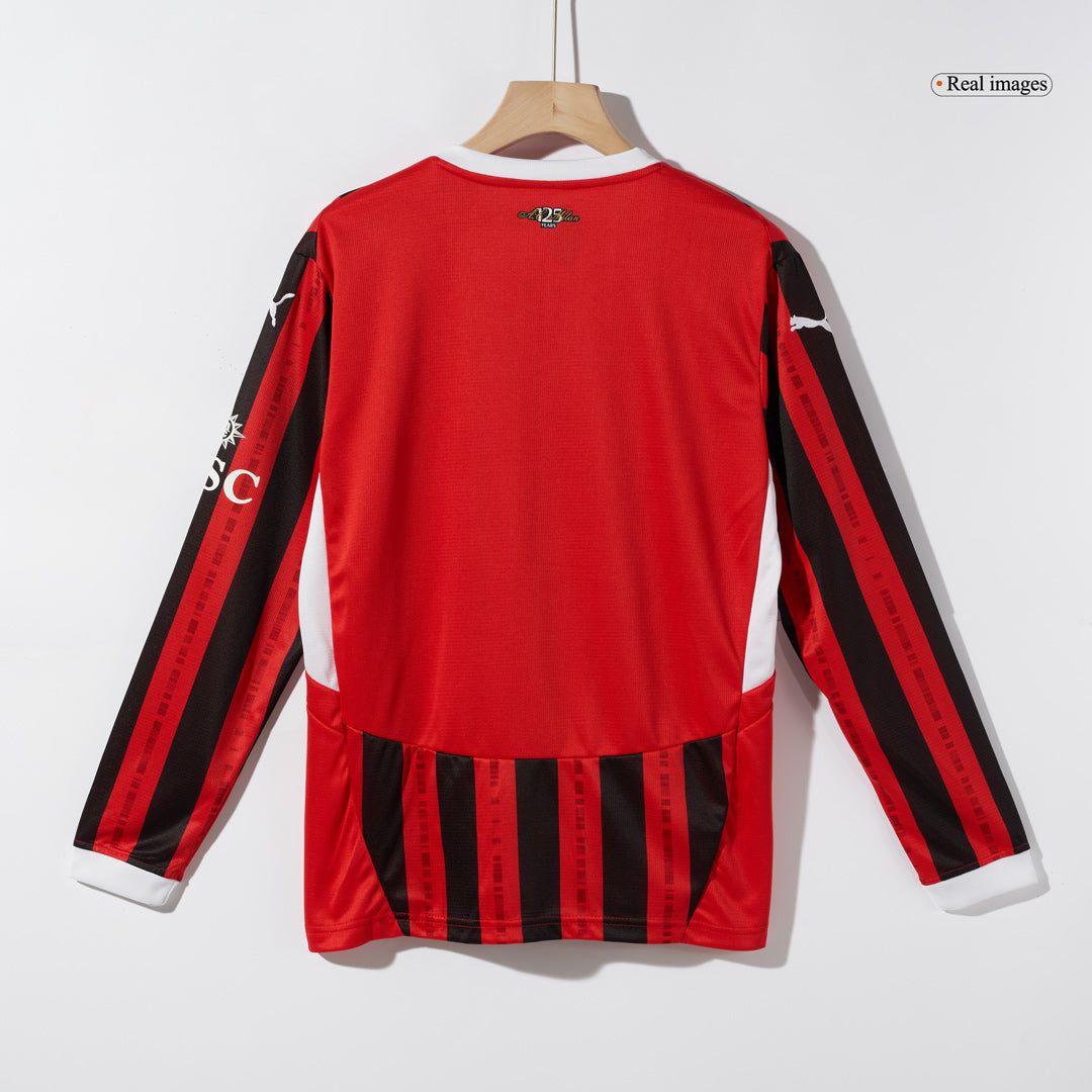 AC Milan 2024/25 long-sleeved soccer jersey Go Soccer World Shop