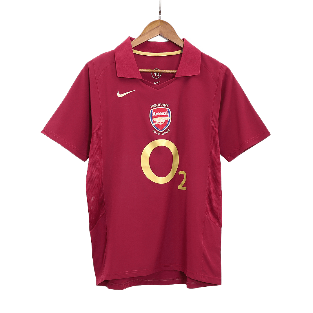 Arsenal Retro 2005/06 soccer jersey Go Soccer World Shop