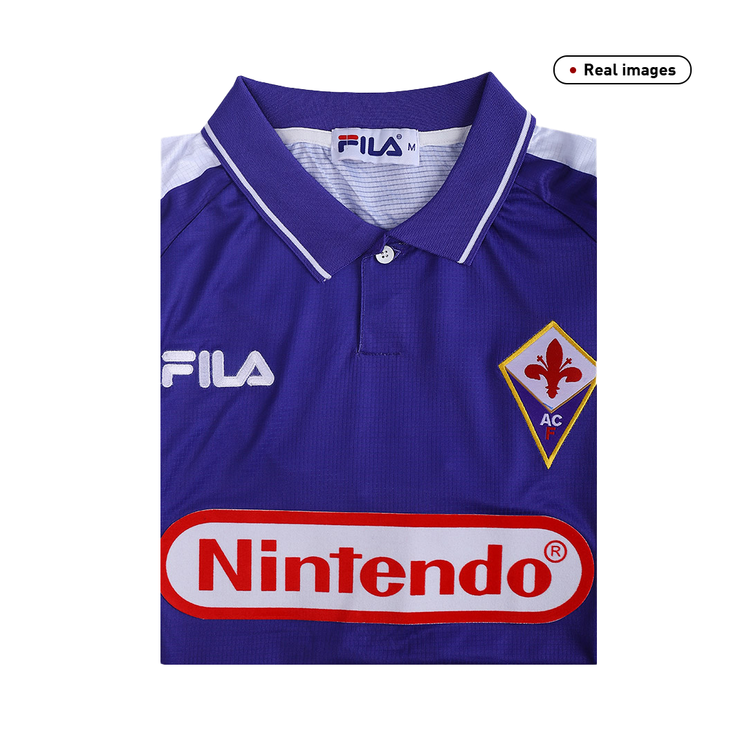 Fiorentina home soccer jersey Retro 1998/99 Go Soccer World Shop