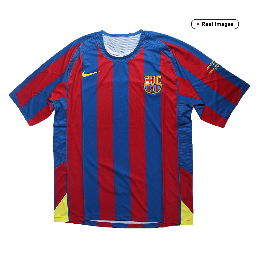 Retro 2005/06 Barcelona Home soccer jersey - UCL Go Soccer World Shop