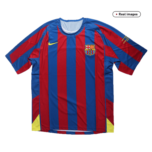 Retro 2005/06 Barcelona Home soccer jersey - UCL Go Soccer World Shop