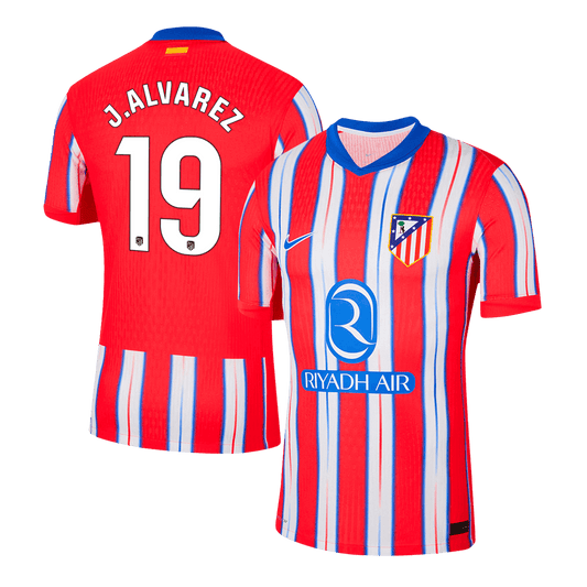 J.ALVAREZ #19 Atletico Madrid 2024/25 Home soccer jersey Go Soccer World Shop