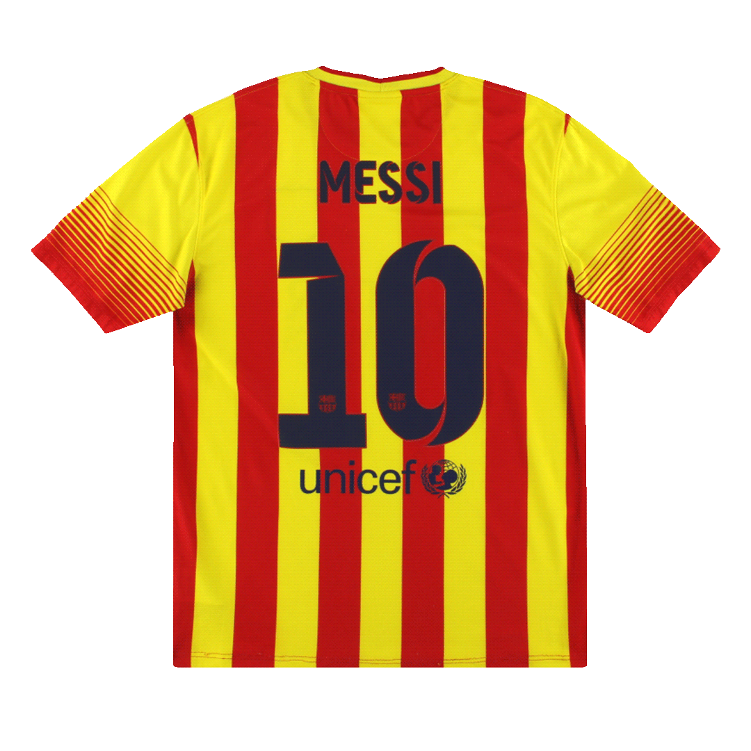 Retro MESSI #10 2013/14 Barcelona away soccer jersey Go Soccer World Shop