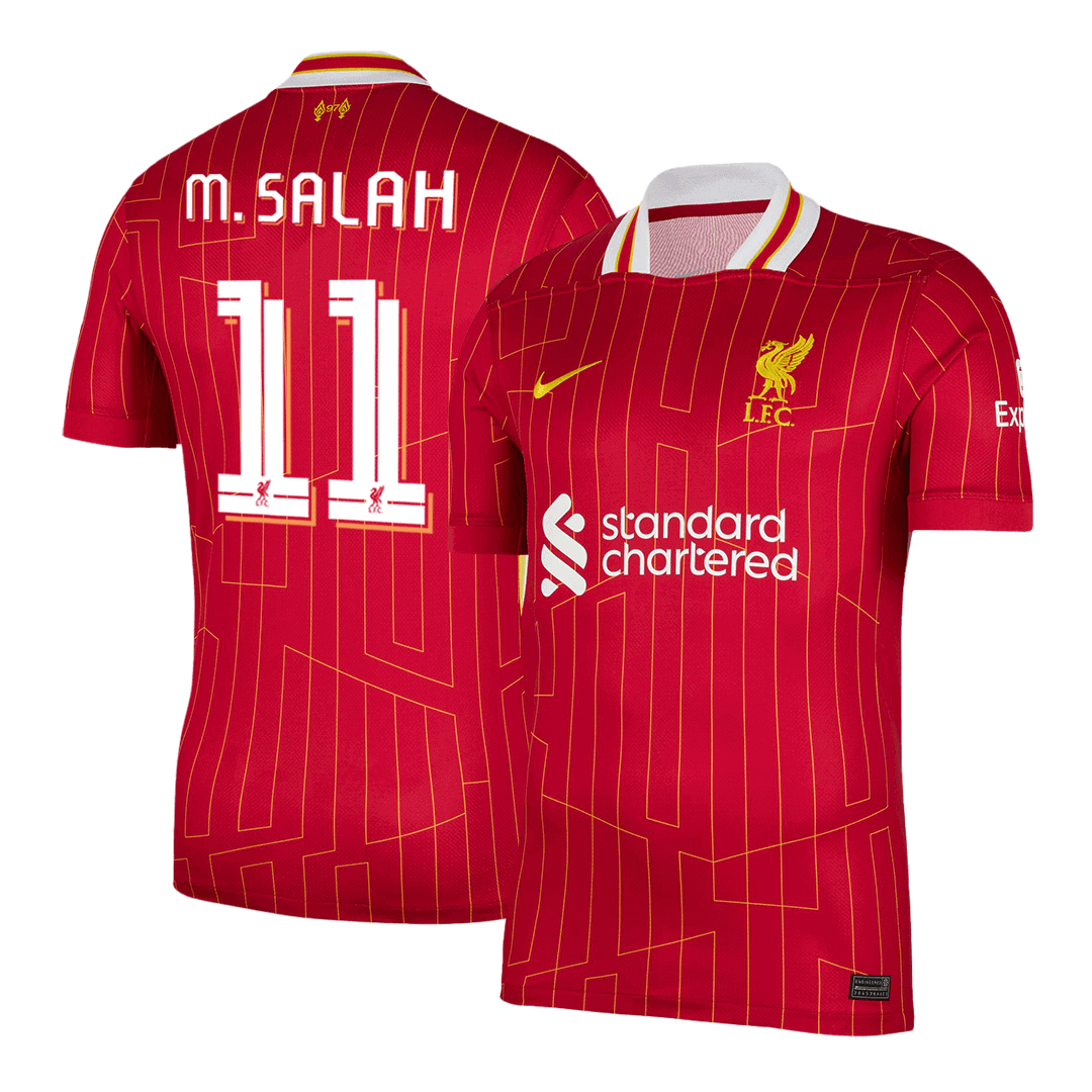 M.SALAH #11 Liverpool Home soccer jersey 2024/25 - UCL Go Soccer World Shop