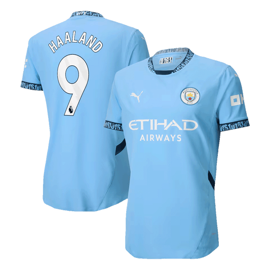 Player version HAALAND #9 Manchester City 2024/25 home soccer jersey Go Soccer World Shop