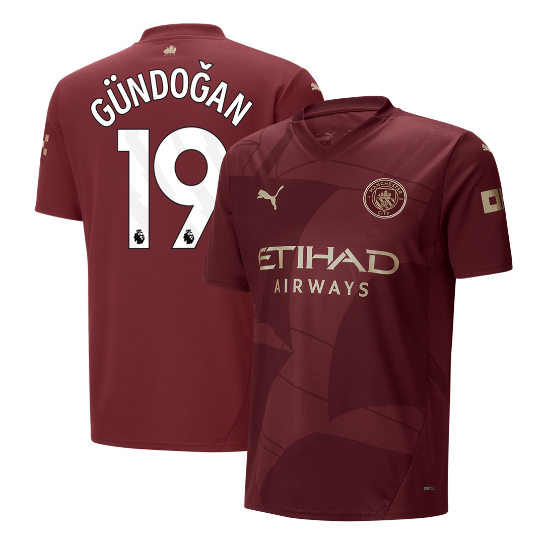 Gündoğan #19 Manchester City 2024/25 third away soccer jersey Go Soccer World Shop